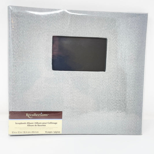 12" Recollections Silver Scrapbook