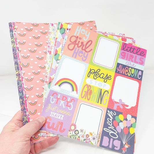 Bundle of Cute Little Girl Papers