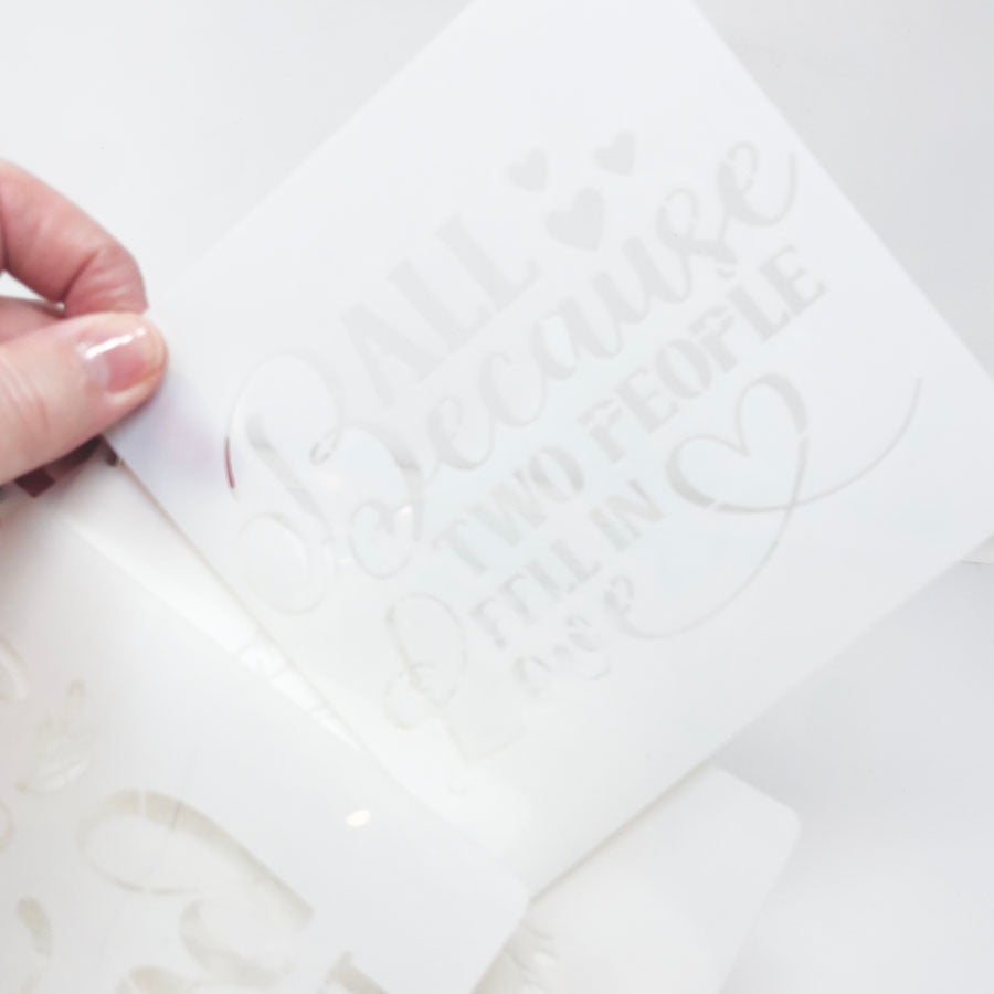 Bundle of Plastic Stencil Sayings