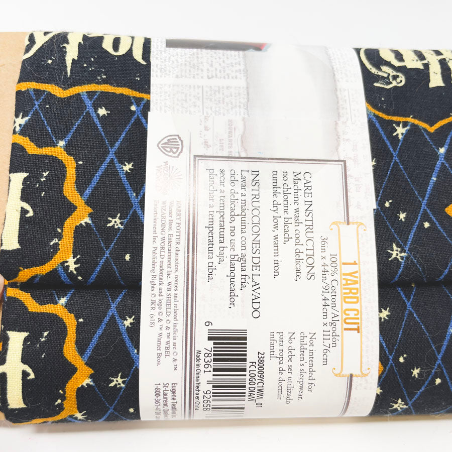 Harry Potter 100% Cotton Pre-cut Fabric Yard