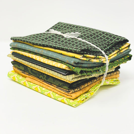 Green Pattern Fabric Bundle