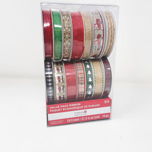 Christmas Noel Value Pack Ribbon - Celebrate It