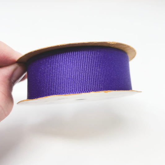 7/8" Purple Grosgrain Ribbon Spool