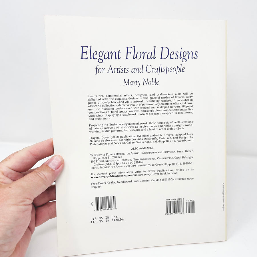 Elegant  Floral Designs Book by Marty Noble