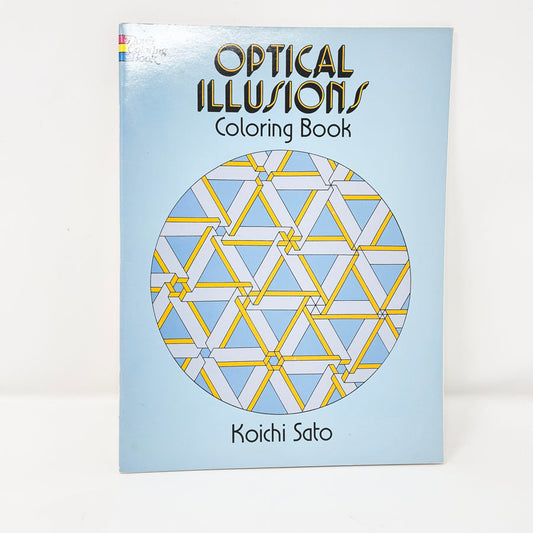Optical Illusions Coloring Book by Dover