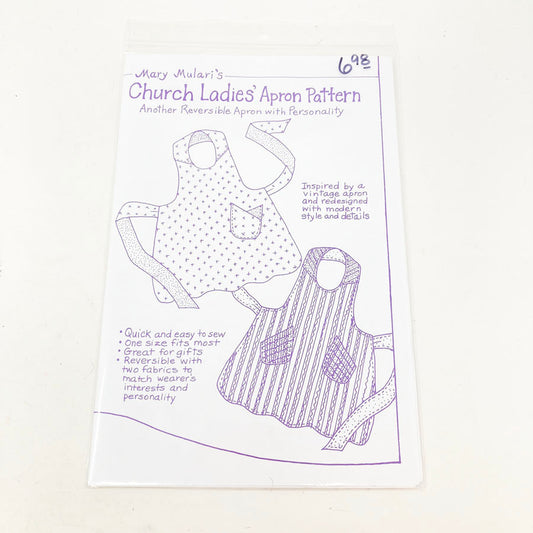 Church Ladies' Apron Pattern by Mary Mutari's