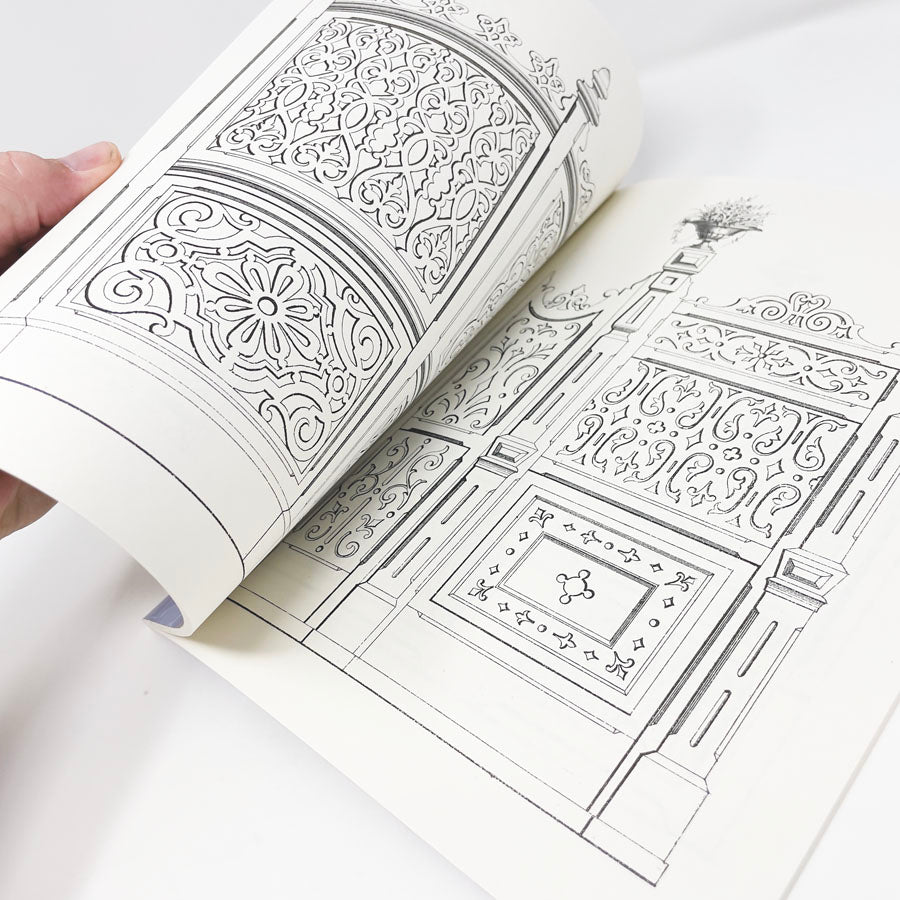 200 Victorian Fretwork Designs Book by A. Sanguineti