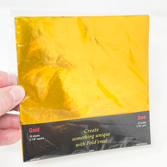 Gold Origami Paper
