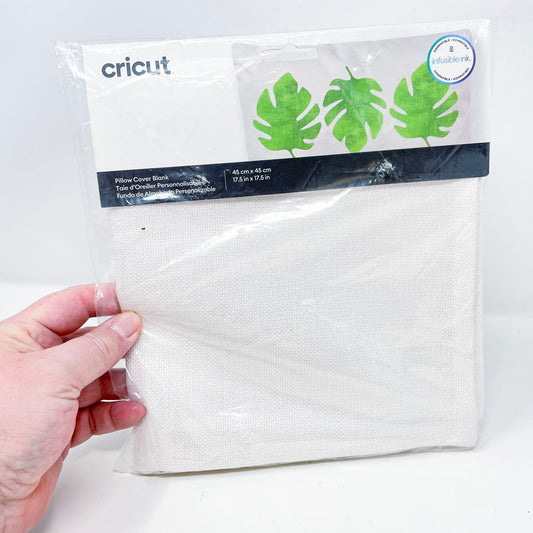 Cricut Pillow Cover Blank - 17.5" x 17.5" White