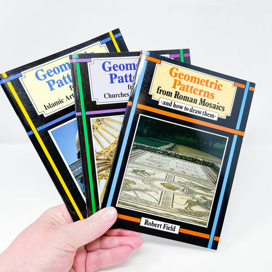 Geometric Patterns Drawing Books by Robert Field