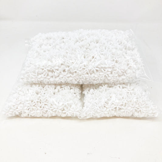 Plastic 'Snowflake' Bead Bundles