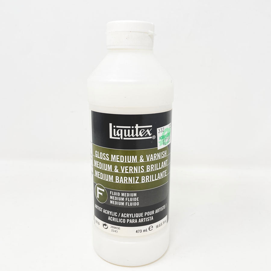Liquitex Gloss Medium & Varnish - 16 oz