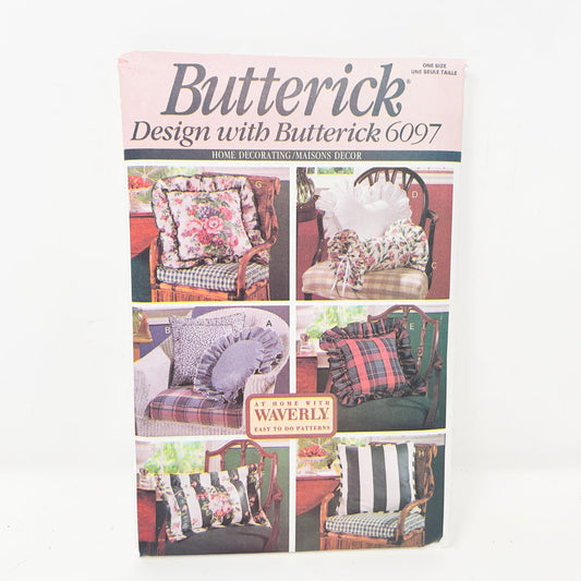 Butterick Home - Waverly Pillows - 6097