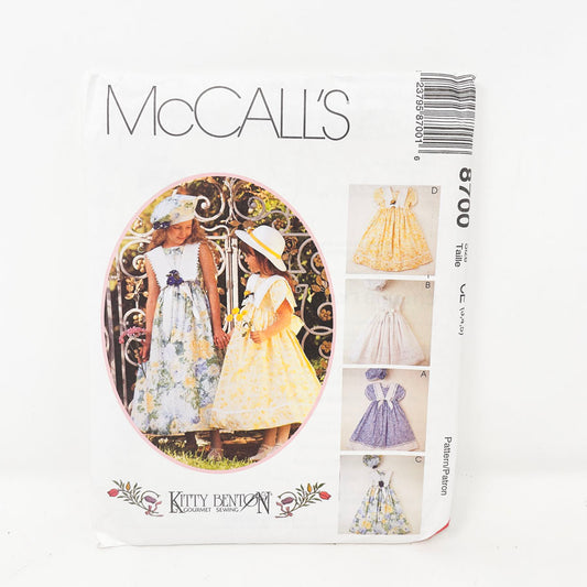 Girls McCall's Kitty Benton Dress - 8700 - Size 3-5