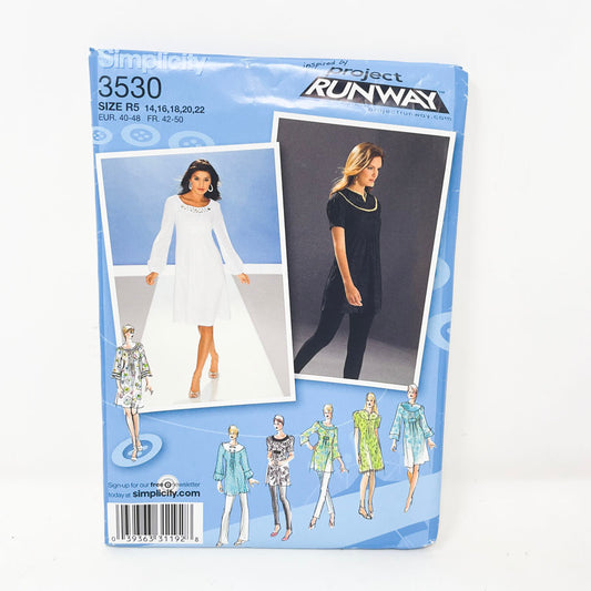 2007 Simplicity Project Runway Top/Dress - 3530 - Size 14-22