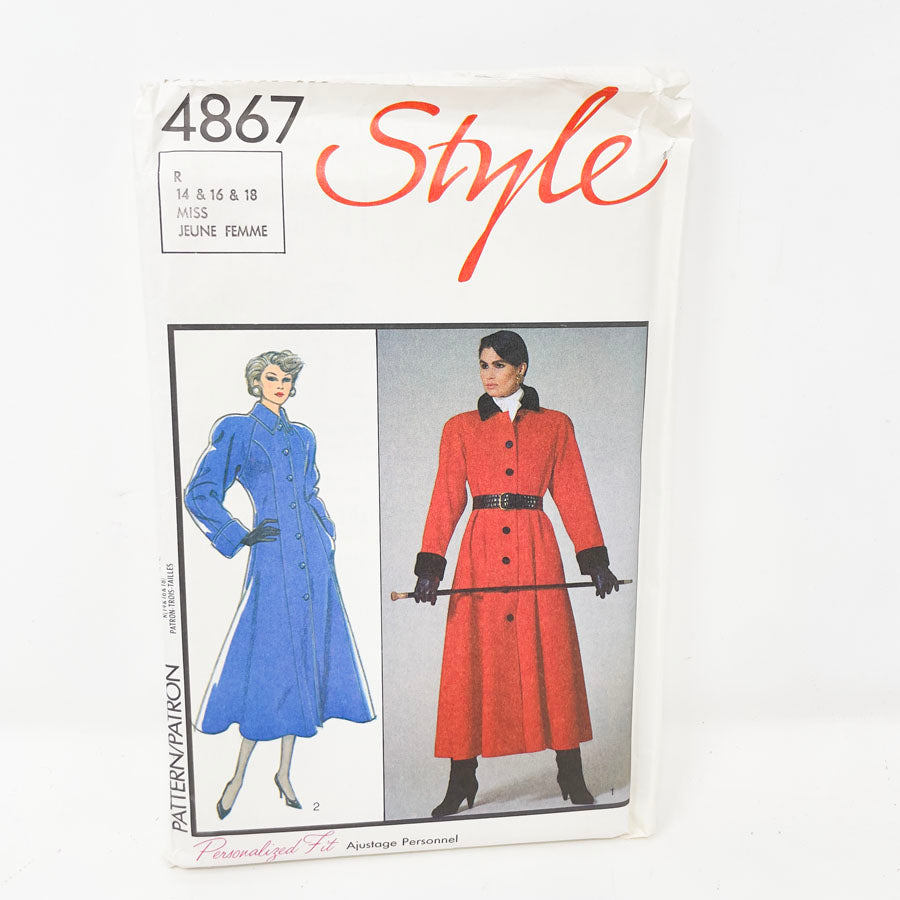 Vintage 1986 Style Jacket - 4867 - Size 14-18