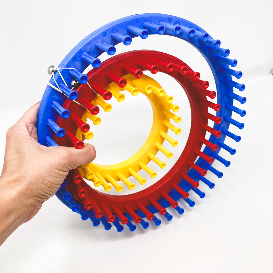 Rubberized Round Looms - Set of 3