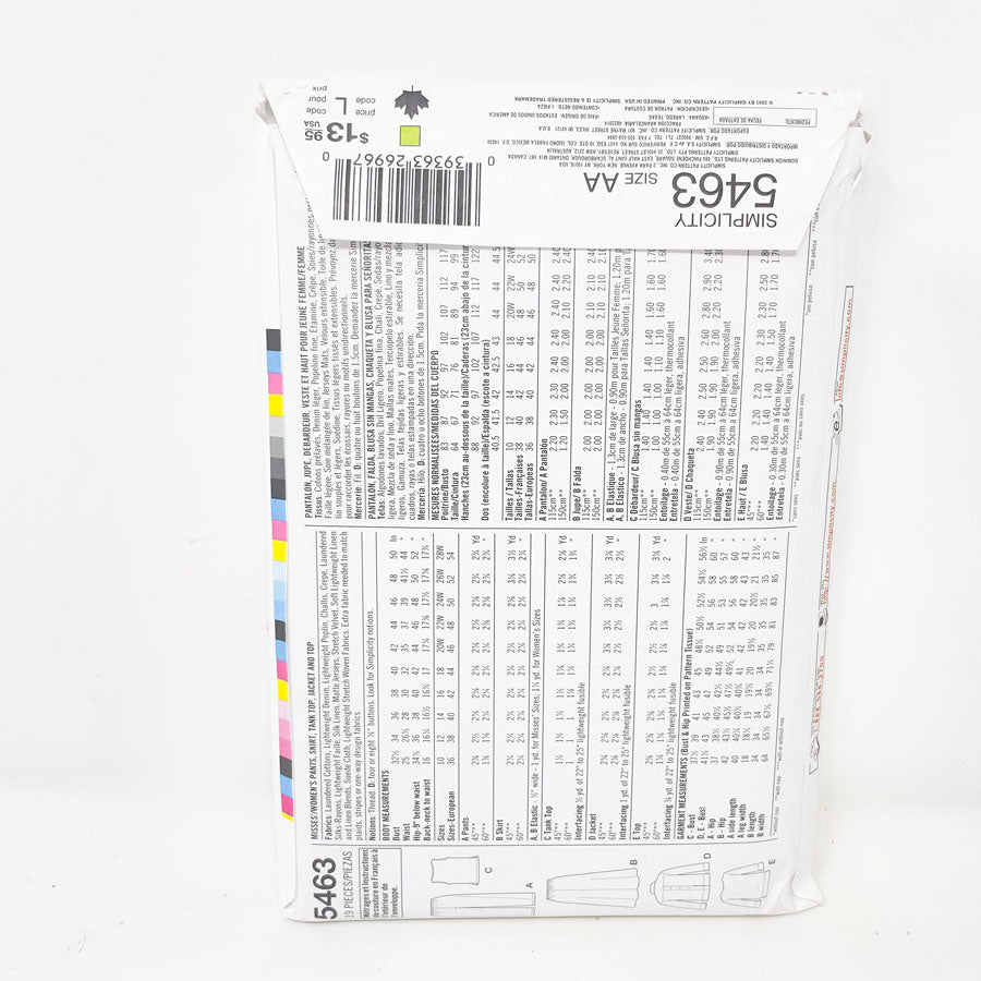 2003 Simplicity Office - 5463 - Size 10-18