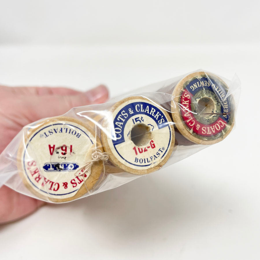 Coats & Clark Thread Bundle - Wooden Spools