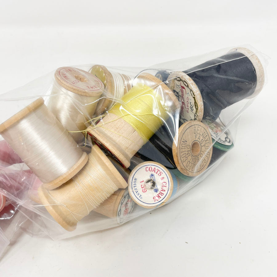 Big Bag of Wood Spool Thread