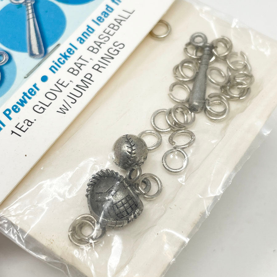 The Beadery Baseball Charms