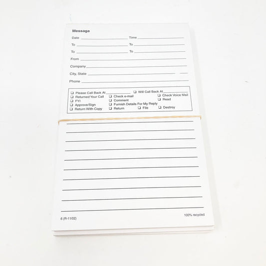 Small Stack of Message Pads