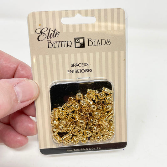 Elite Better Bead Gold Globe Spacers
