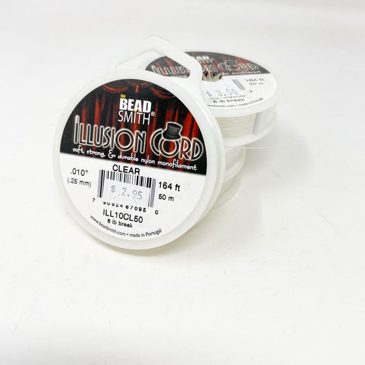 Beadsmith Illusion Cord Clear - .010 in