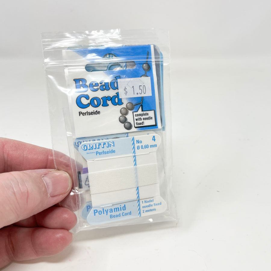 Perlseide Polyamid Bead Cord Bundle