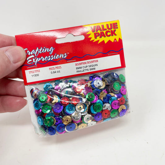 Crafting Expressions 8mm Cup Sequin Pack