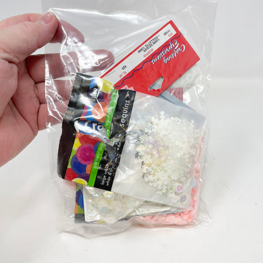 Big Bundle of Open Sequin Packs - Pink/White