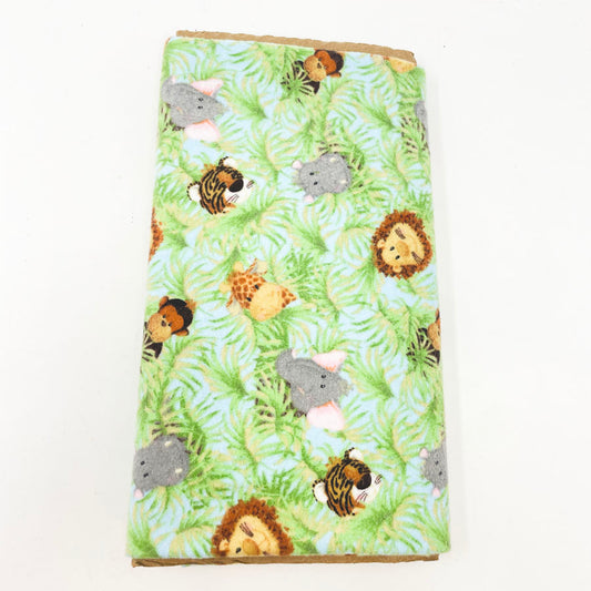 1 yd x 41" - Baby Jungle Flannel Fabric