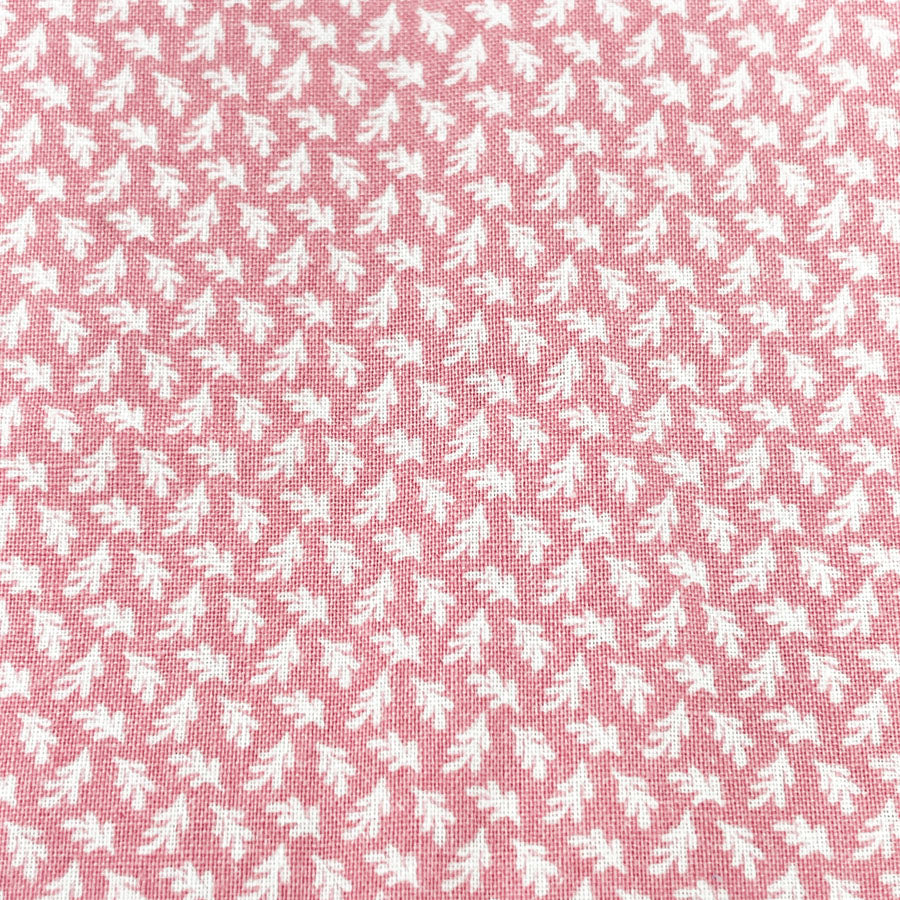3.5 yd x 43" - Dark Pink Patterned Cotton Fabric