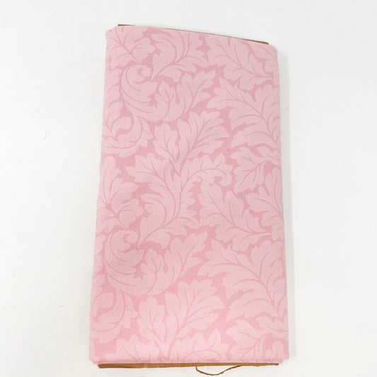 2 yd x 43" - Dusty Pink Leaf Pattern Fabric