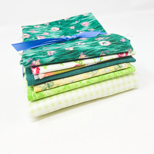 Bright Greens Fabric Bundle
