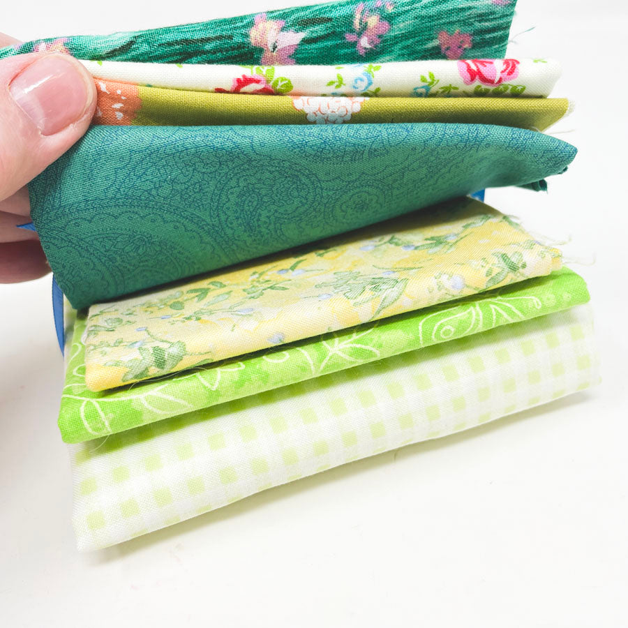 Bright Greens Fabric Bundle