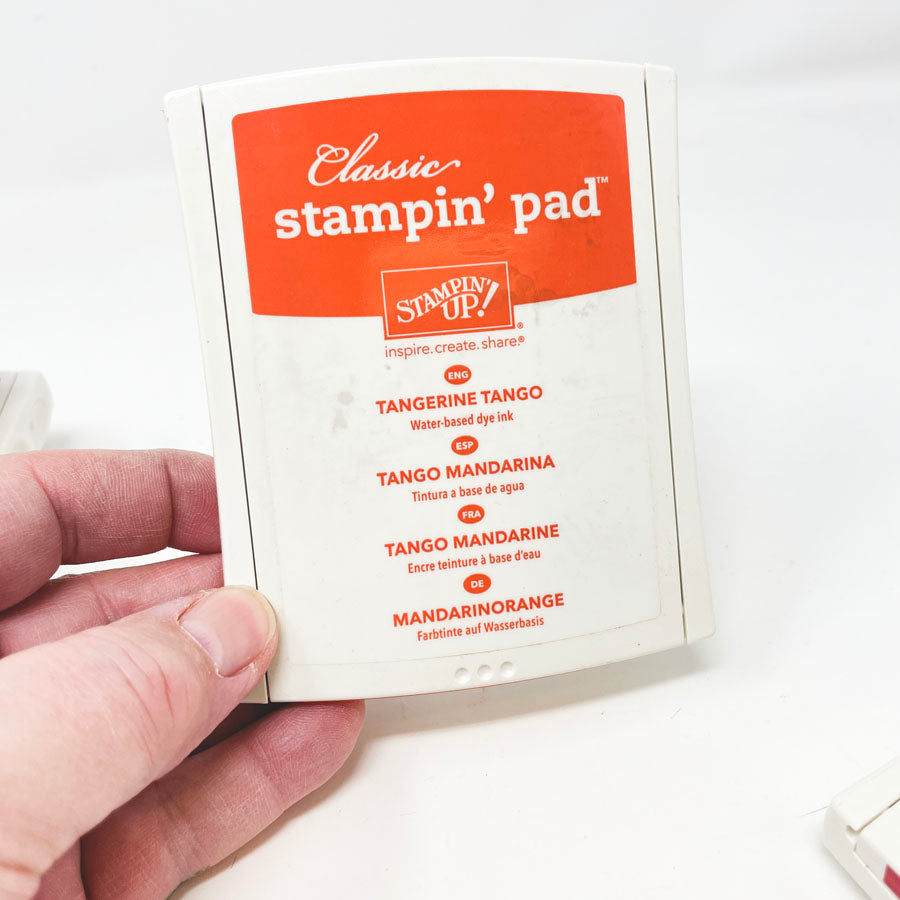 Orange/Red/Pink/Purple: Classic Stampin' Up Stamp Pads