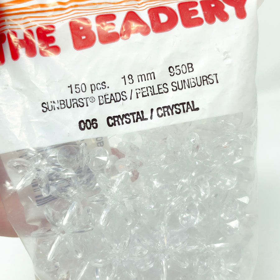 The Beadery Sunburst Crystal beads 18mm