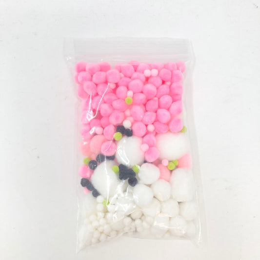 Medium Bag of Pom Poms - Assorted Colors