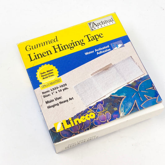 Archival Quality- Gummed Linen Hinging Tape