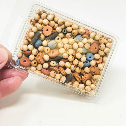 Mixed Wood Bead Soup Pack