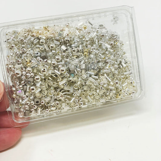 Clear & Silver Bead Soup Pack
