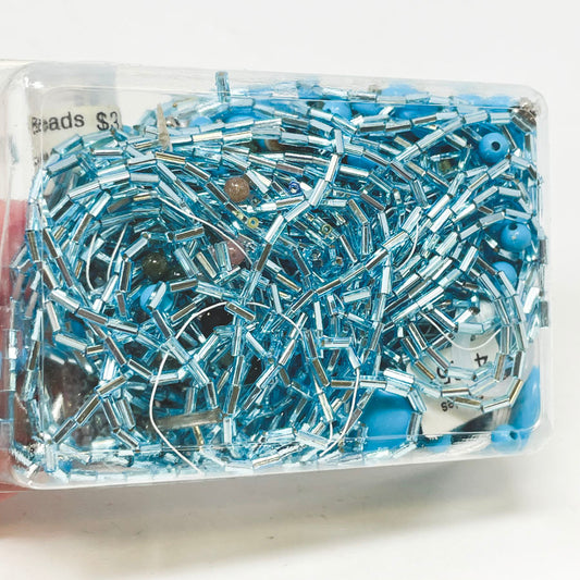 Turquoise & Gray Bead Soup Pack
