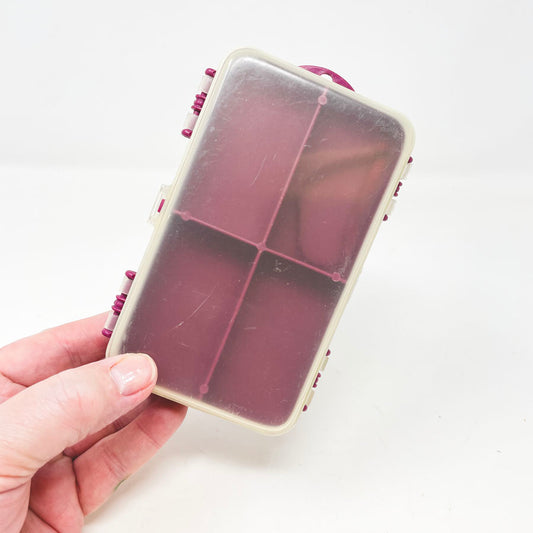 4 Compartment Box - Red