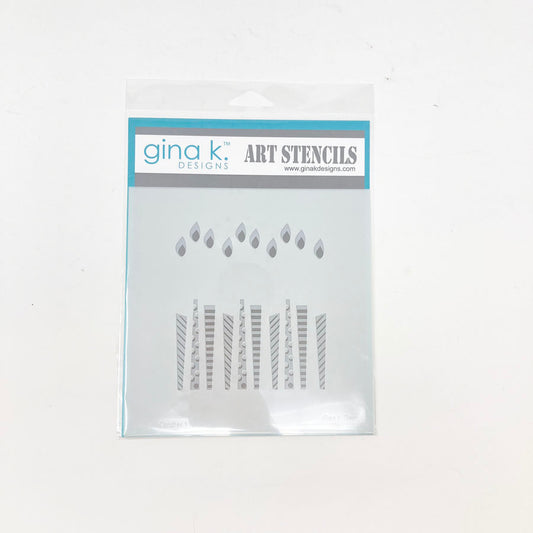 Birthday Candle Stencils by Gina K. Designs