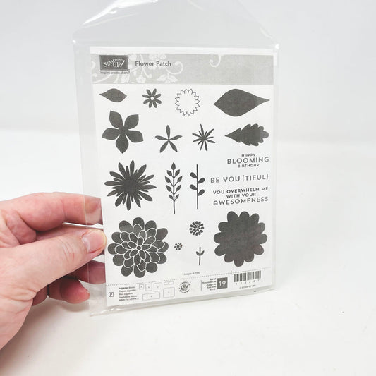 Flower Patch Cling Stamps - Stampin' Up