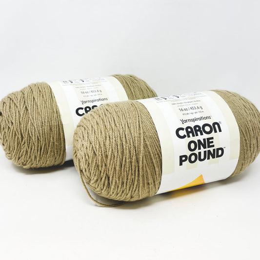 Caron One Pound Yarn - Taupe