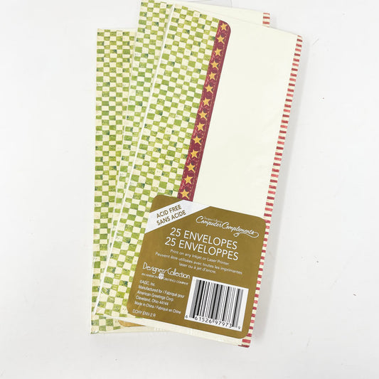 25 ct. American Greetings Holiday Envelopes