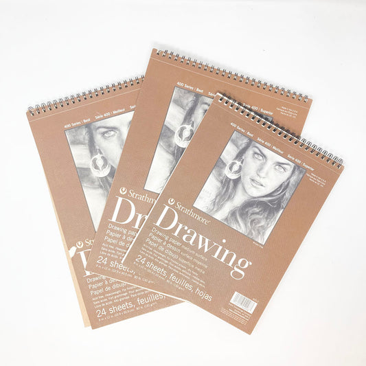 Strathmore 400 Series Drawing Pad - Spiral Top - Pick a Size