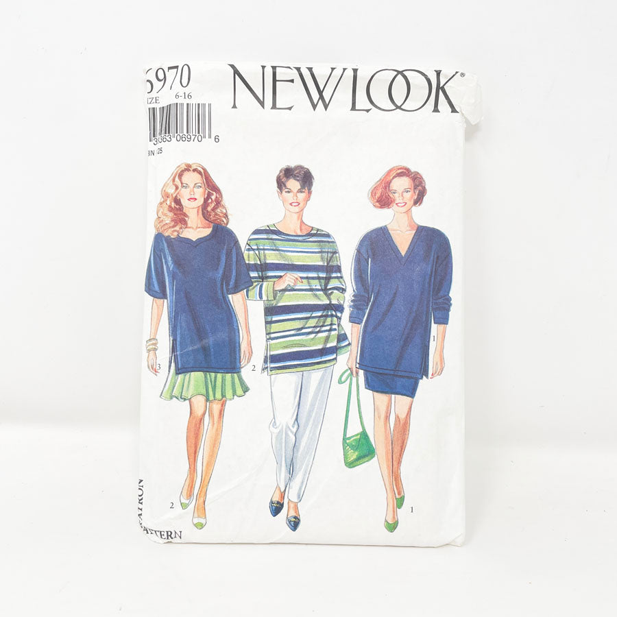 1990s New Look 6970 Sewing Pattern - Outfit (6-16)